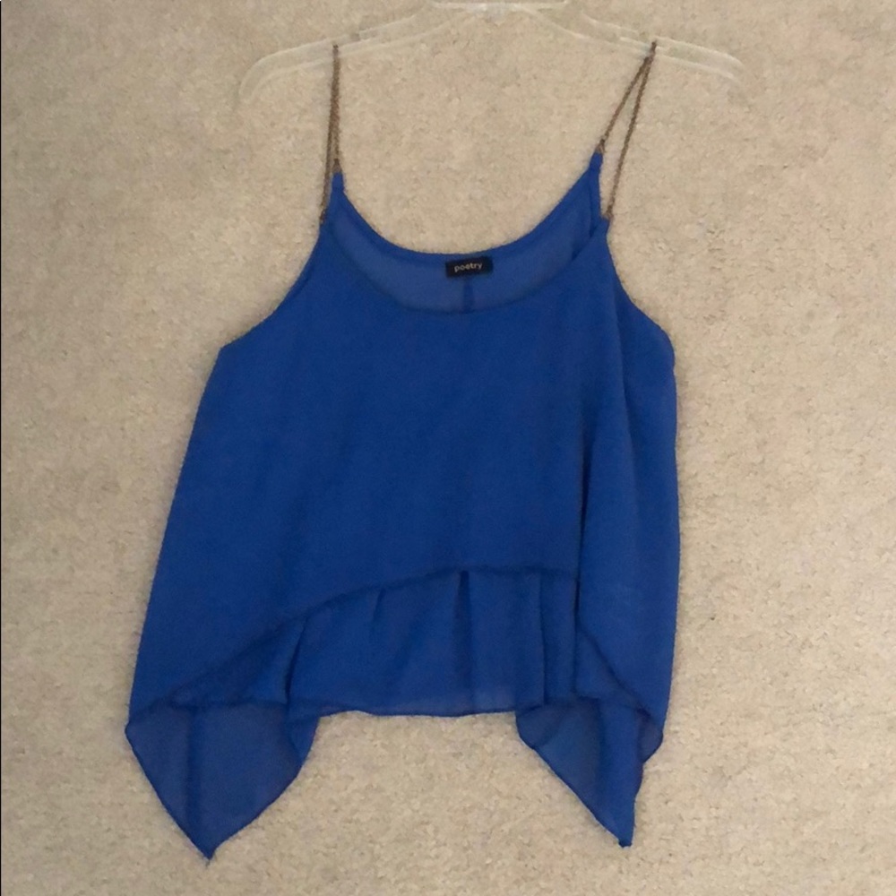 Blue Poetry Blouse, only worn once.